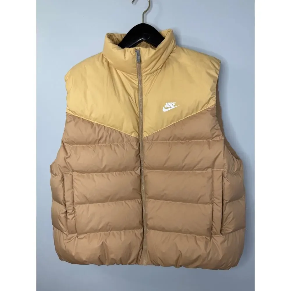 Nike Sportswear Therma-FIT Windrunner Women's Down Vest Hemp/Sesame/White XXL